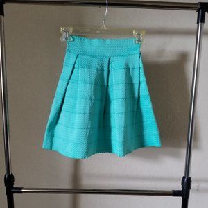 Ooberswank Turqoise A-line Skirt